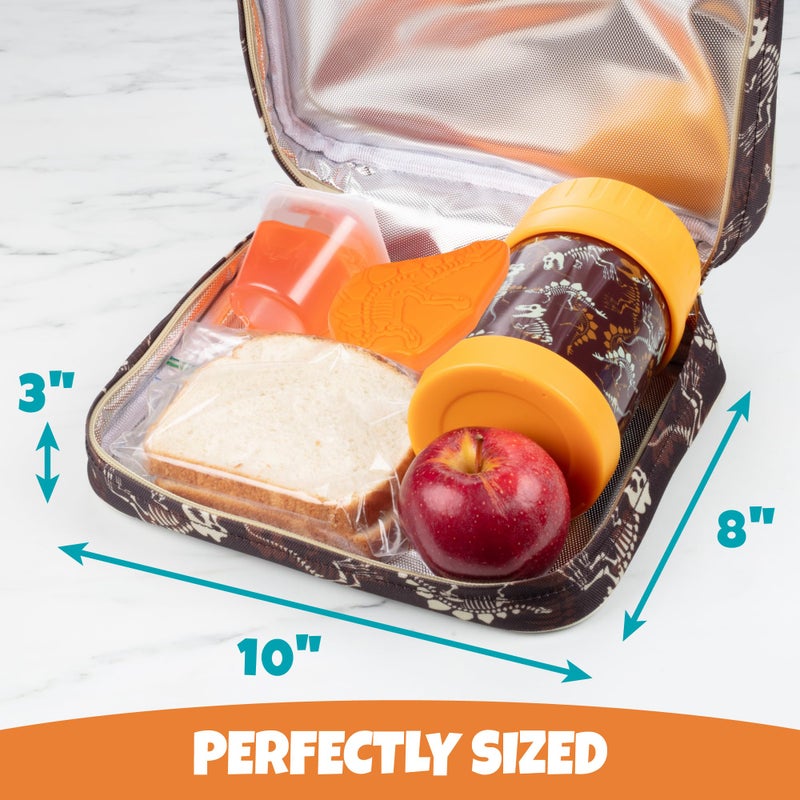Bentology Insulated Lunch Bag for Kids & Adults- Reusable Thermal Sleeve w Clip on Handle- Easy to Clean Water-Resistant Lunchbox Tote- Mini Cooler Bag for Work School, Picnic, Daycare- Back to School - Image 4